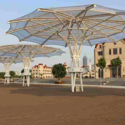 
landscape sketch membrane structure tent fabric shared space canopy 
