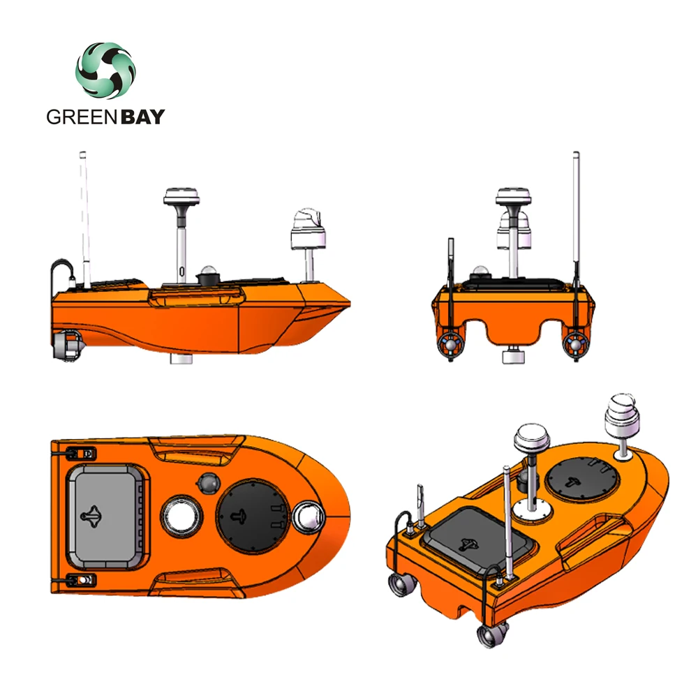 Single Beam Echo Sounder in Shallow Water Survey Small Multi-Purpose Work Class Autonomous Surface