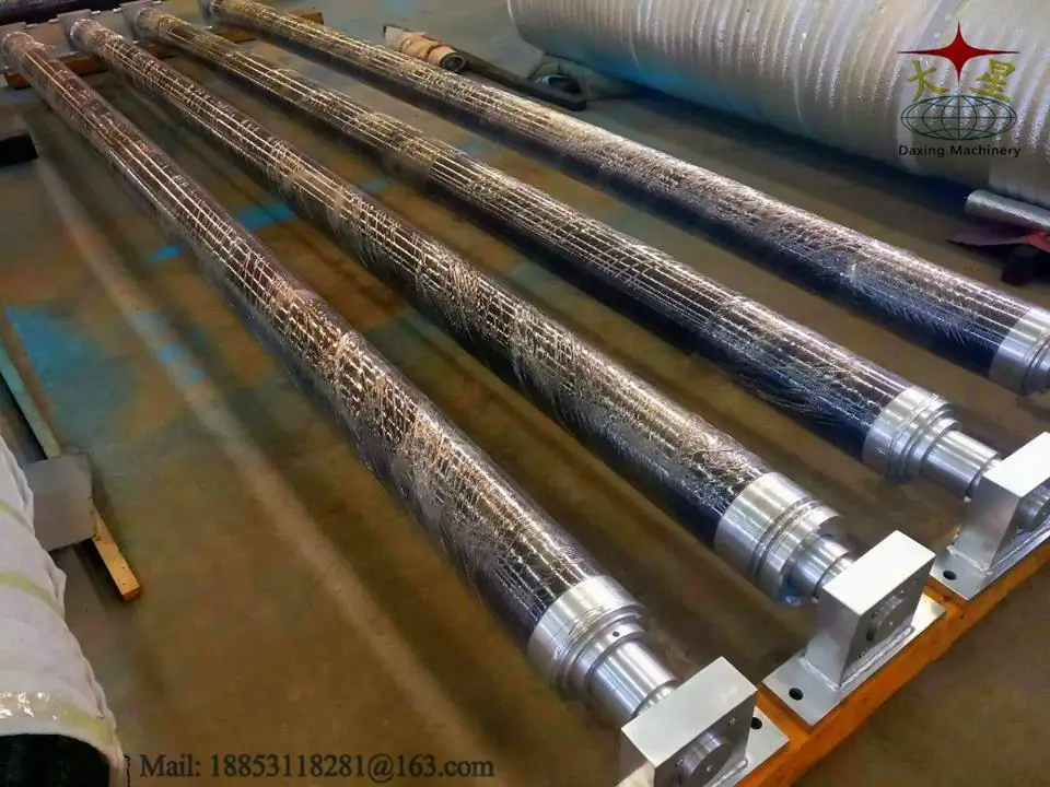 banana roller for paper rewinding machine