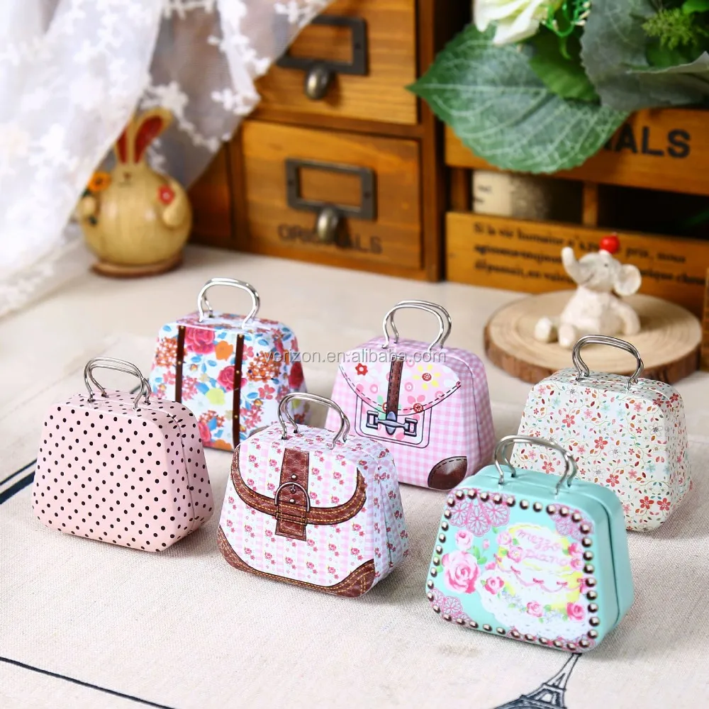 2016 новое поступление, подарочный контейнер с металлической ручкой, коллекционные Мини-жестяные коробки