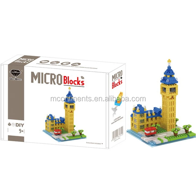 
Big Ben Plastic Micro Block Set,Assemble Building Blocks 