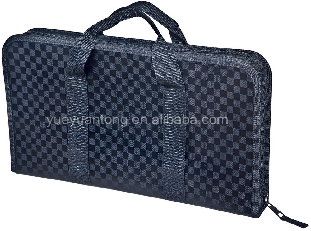 
Classic Line 9pcs stainless steel Japanese style wholesale knife set with santoku knife in zip bag 