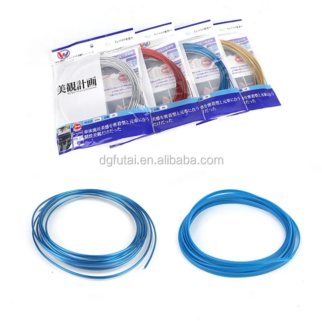 
5M Car Styling Interior Exterior Decoration Line Moulding Trim Strip Flexible 