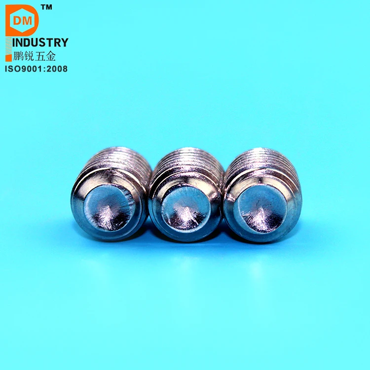 high quality DIN916 hexagon socket set screws with cup point