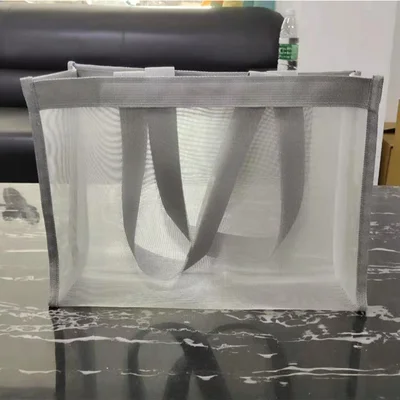 
New Products Customized Fashion High Quality Nylon Tote Mesh Shopping Bags 