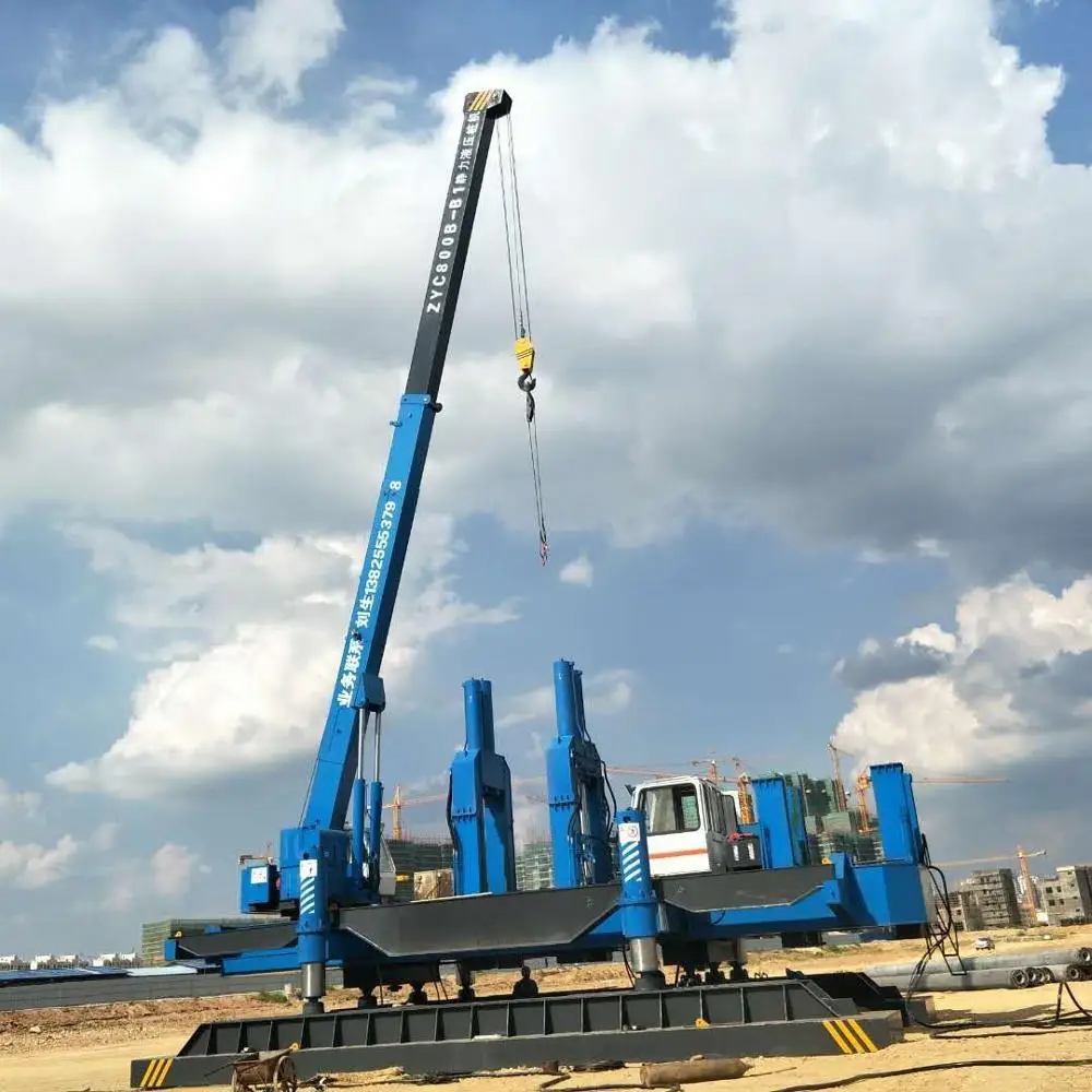 Hot sale ZYC280 jack in pile machine for PHC spun pile or square pile  of foundation piling
