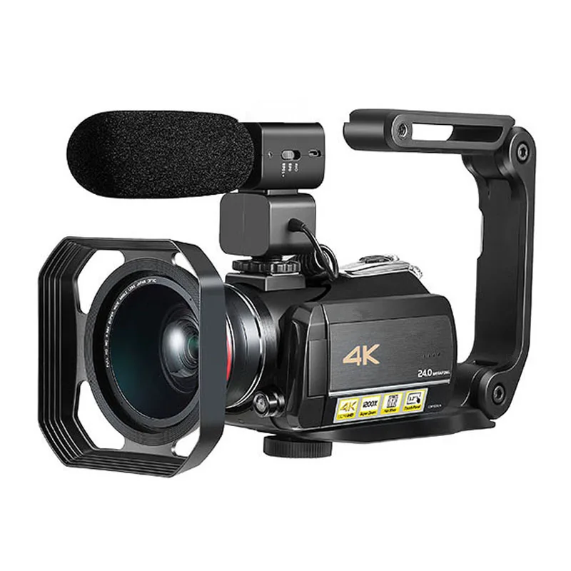 Winait Wifi 4K Digital Video Camera, Home Use 3.0' Touch Display Digital 4K Camcorder