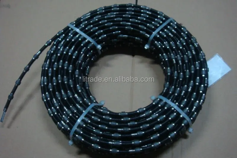 Different types of diamond wire saw for stone cutting