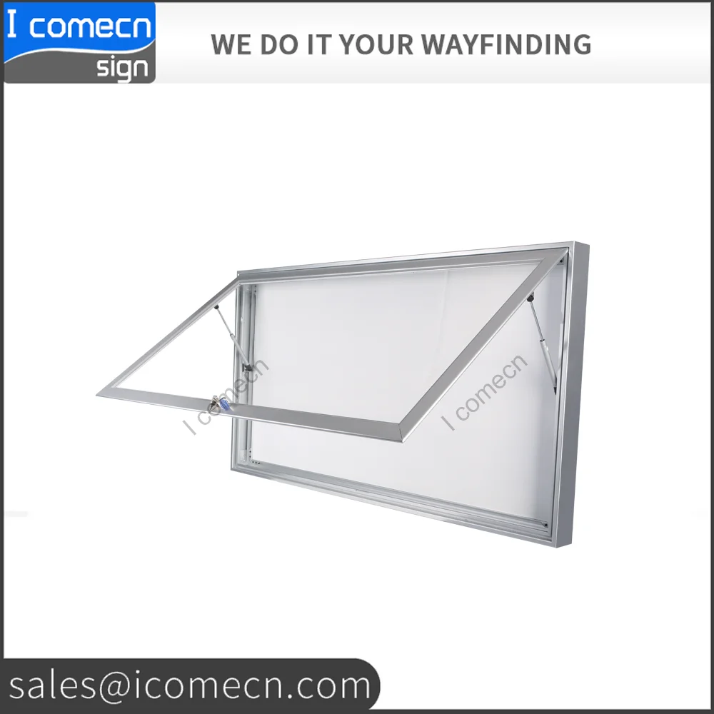 
School message board Window Display showcase messages bulletin board 