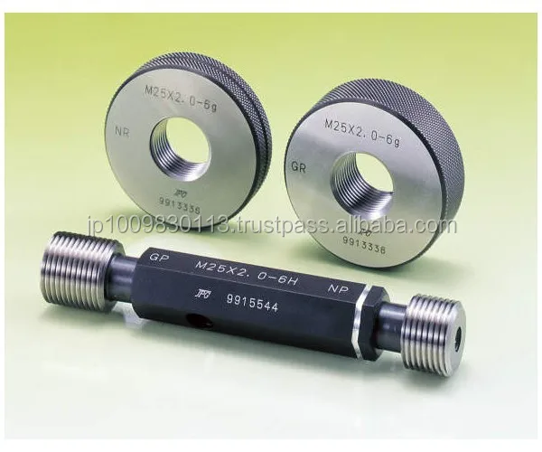 Japanese thread ring gauge SOKUHANSHA sells Janap made precise gauges with High-precision made in Japan