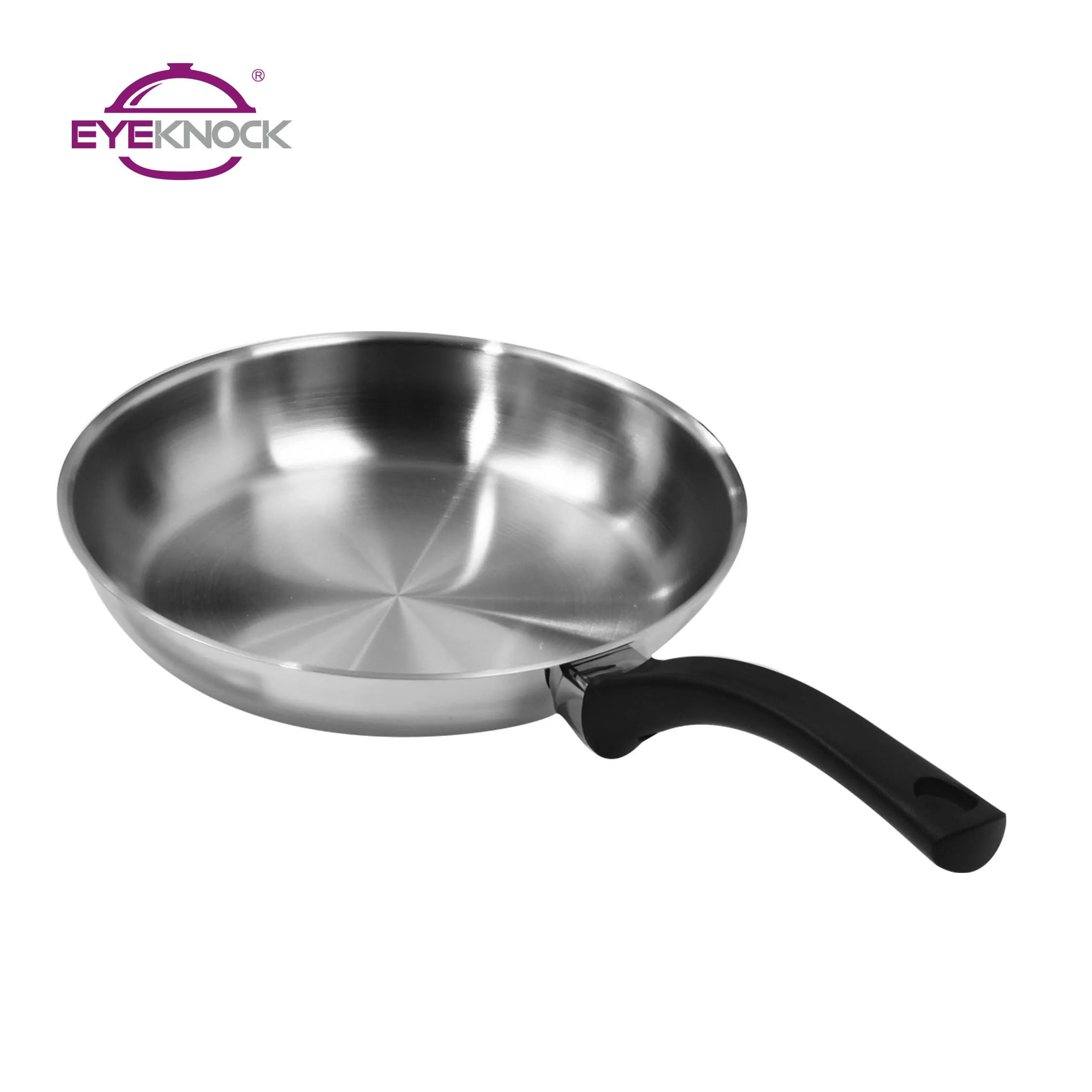 2019 рекламная мягкая на ощупь бакелитовая ручка 201 нержавеющая сталь amc кухонная посуда сковороды для всех топов плиты включая индукцию