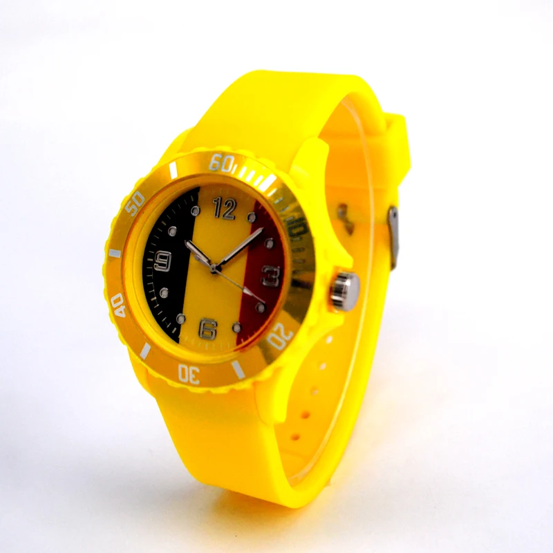 
Branded design your own logo custom russia world cup watches 