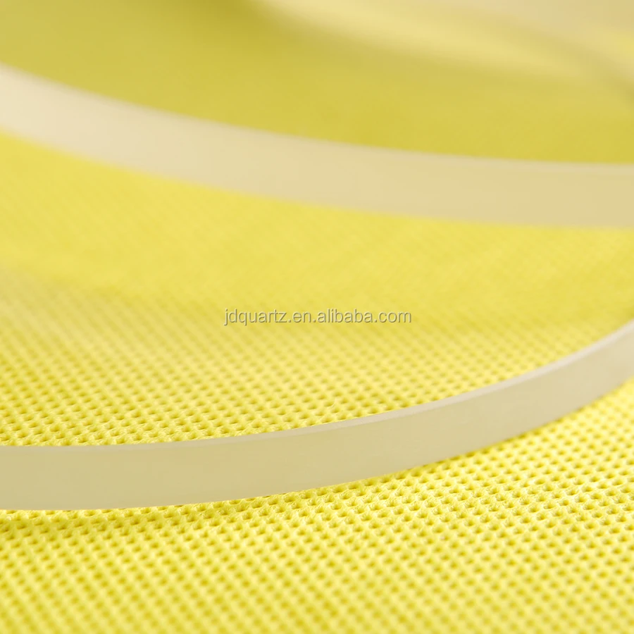 JD Clear Glass Round Fused Silica Quartz Disc