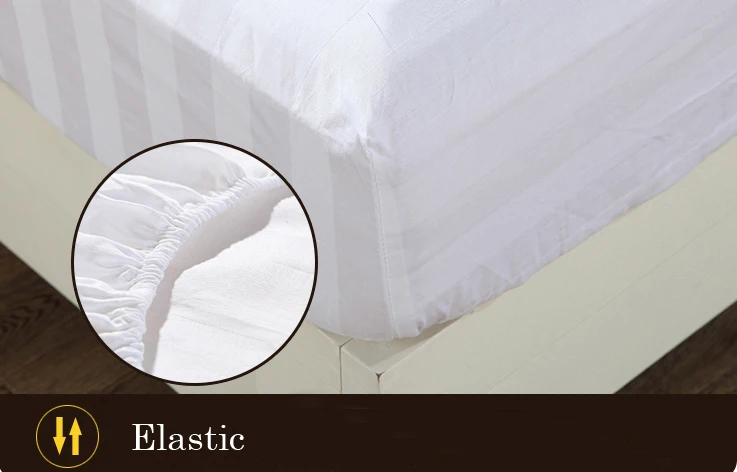 
Hongya hotel cotton sheet bed fitted sheets 