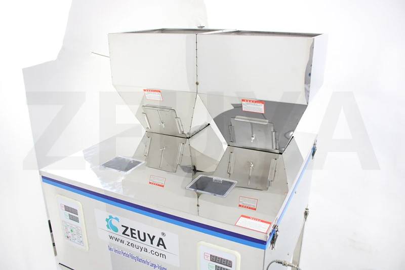 10-5000G 2 Stations Vibration Partical and Powder Quantity Weighting and Filling Machine
