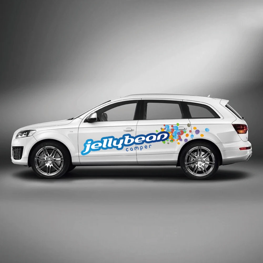 self adhesive decorative big size car body decal stickers printing with weather resistant for 3-5 years