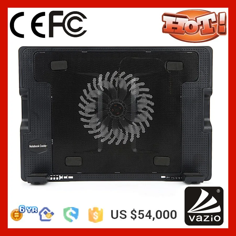 height adjustable led laptop notebook cooling fan pad