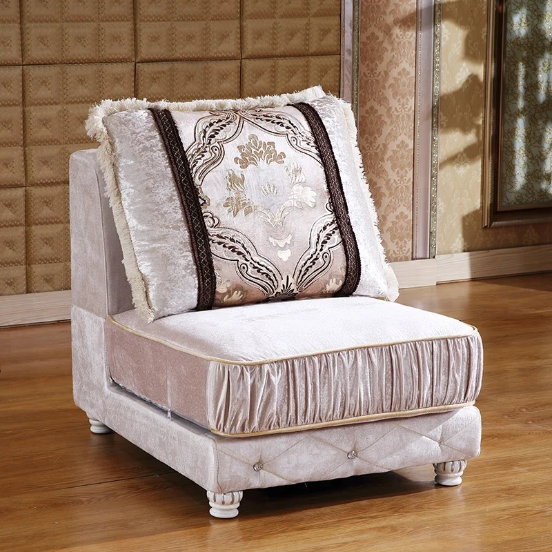 Luxury Living Room Furniture Wooden Warm Sofa Set