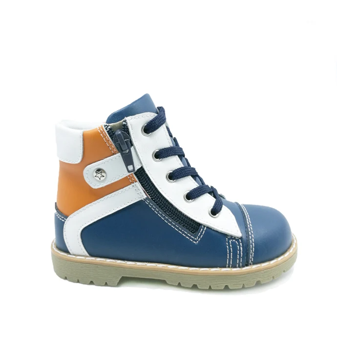 Children Winter Autumn Spring Russian Trendy Stiff Leather Fashion Ankle Boots Casual Shoes for Kids Boys Toddlers Baby