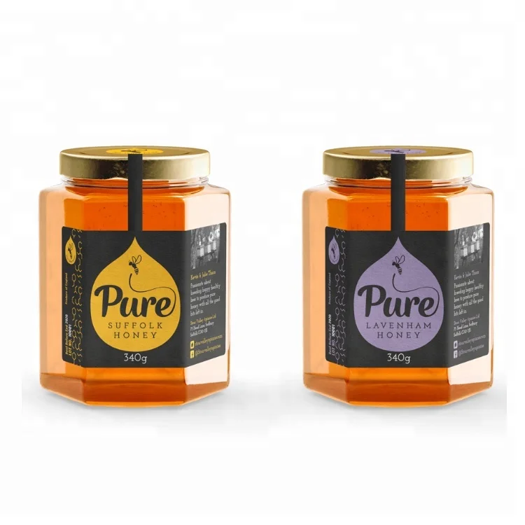 
Custom Adhesive Label Stickers For Honey Food Bottle Seal Label 