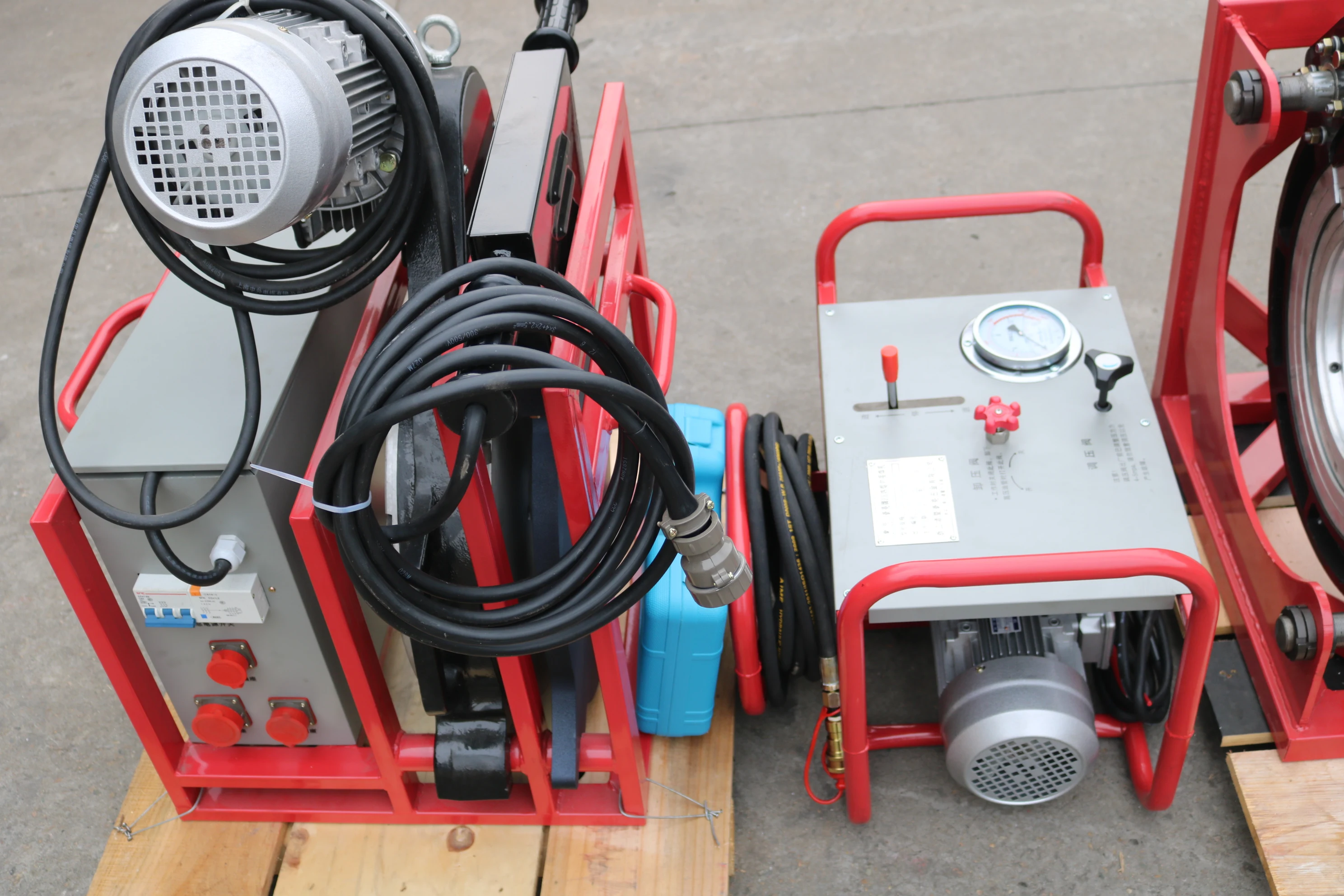 polyethylene pipe butt fusion welding machine up to 630mm
