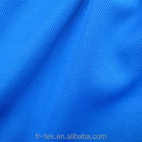 Polyester quick dry wicking micro pique BK polo and T-shirt fabric