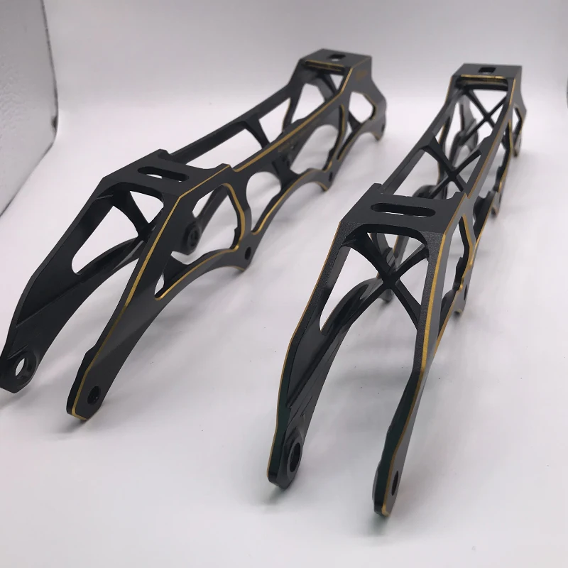 Free style slalom inline skate integrated CNC aluminium frame