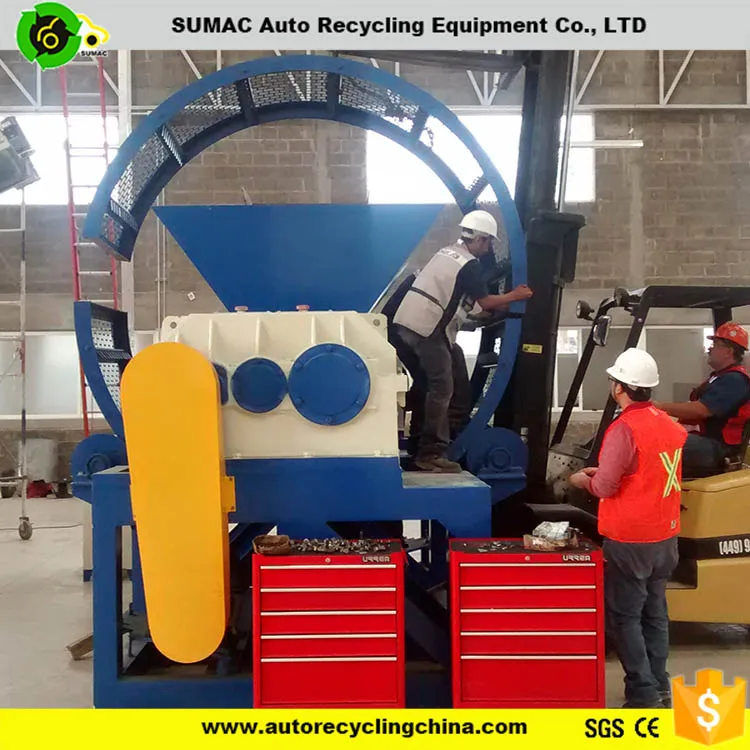 Новый дизайн отходов, измельчения шин, завод цена