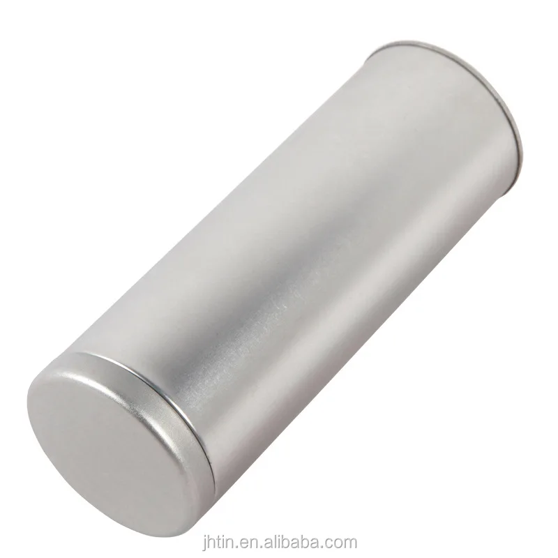 Wholesale China factory air tight round tea tin canister for loose tea metal tin box bottle