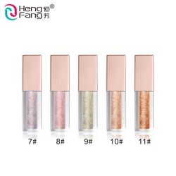 H6527A  Hot  Private Brand Factory High Light Glitter Liquid Multi -Color Single Cosmetic  Eyeshadow  glitter