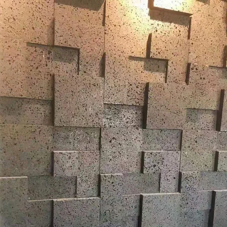 Super Nice Garden Home Outdoor Indoor Decoration Natural Volcanic Basalt Lava Rocks Stacked Stone Exterior Wall Tiles For Sale
