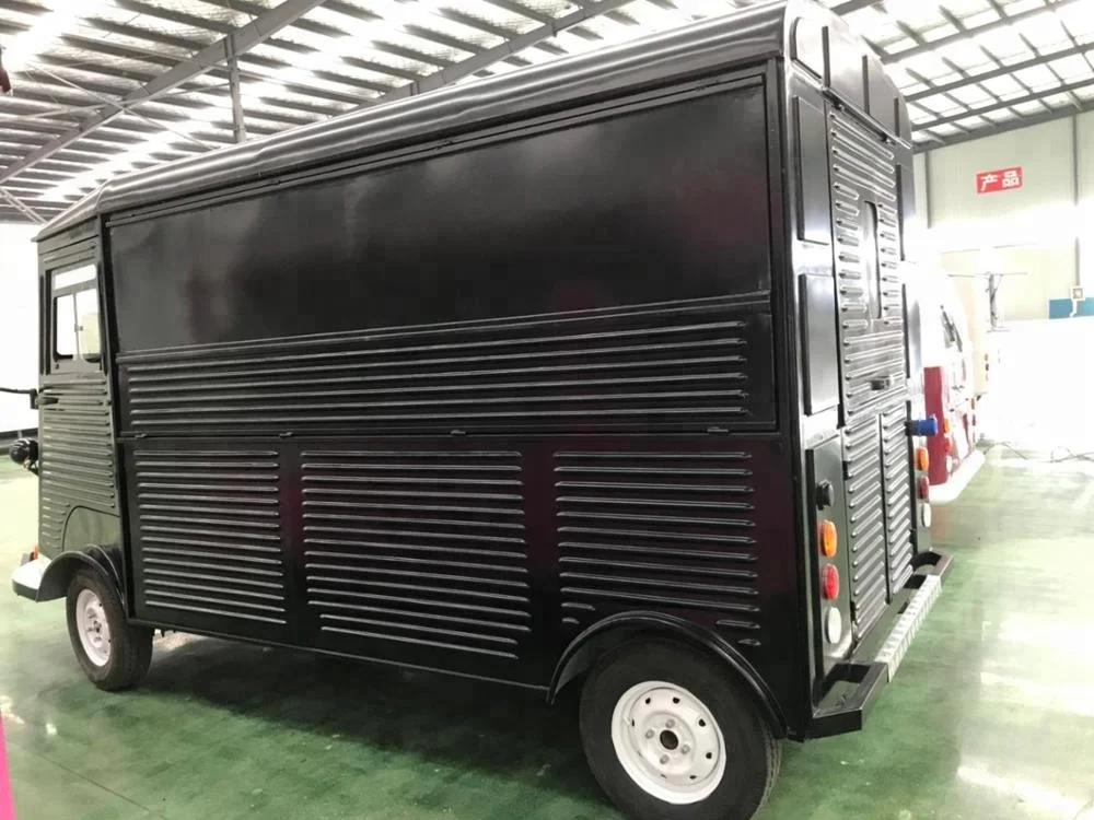WNP Citroen foodtruck BLACK Vintage food trailer