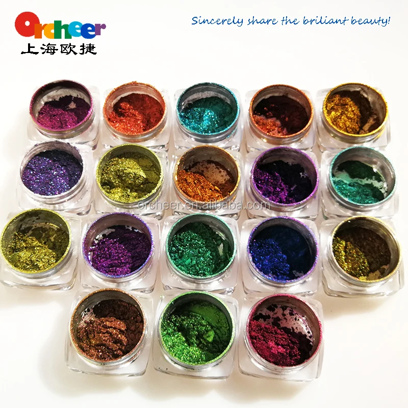
Change Color pearlescent pigments, chameleon pigment powder for nail polish 