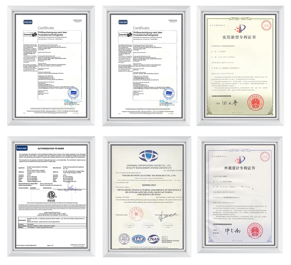 750W/1500W turbo fan Desktop Electric Portable Handy Indoor Wall Mount Space Heater For Home Outdoor RV Car