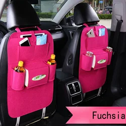 Hot Sell Auto Seat Back Felt Hanging Storage Bag Car Back Seat Organizer For Children