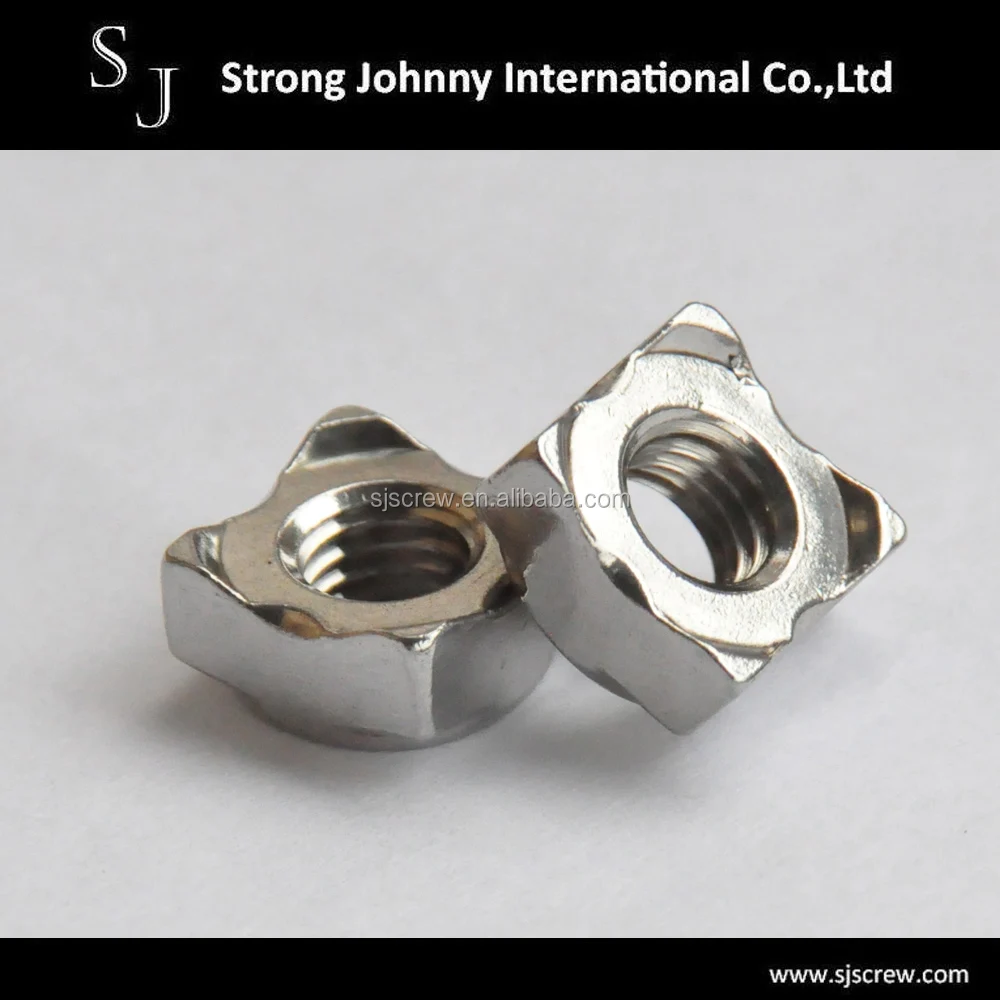 
DIN 928 крепежная квадратная сварочная гайка m6 