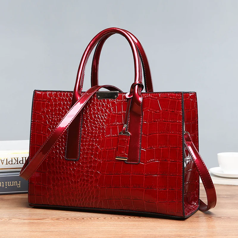 New fashion handbags high quality leather woman tote bags handbag