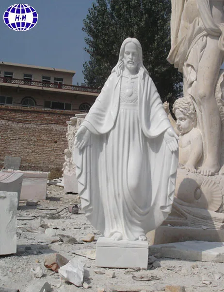 China pure white marble jesus christ statue for sale