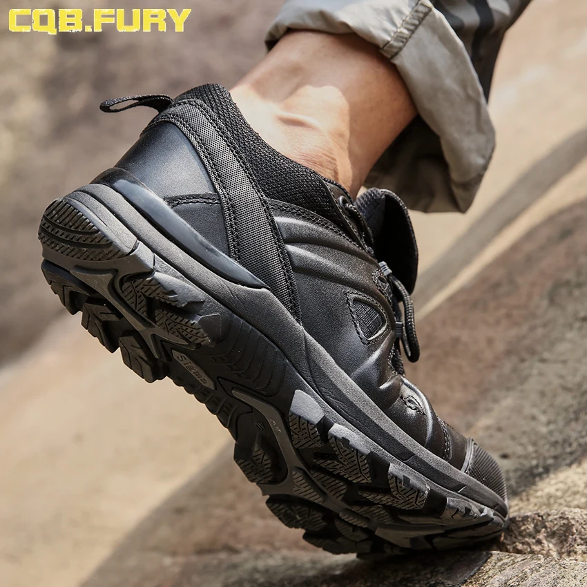 
Waterproof Military Black Safety shoes Outdoor Hiking Shoes And Working Boot 