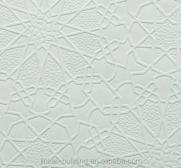 PVC Gypsum Ceiling tile in construction
