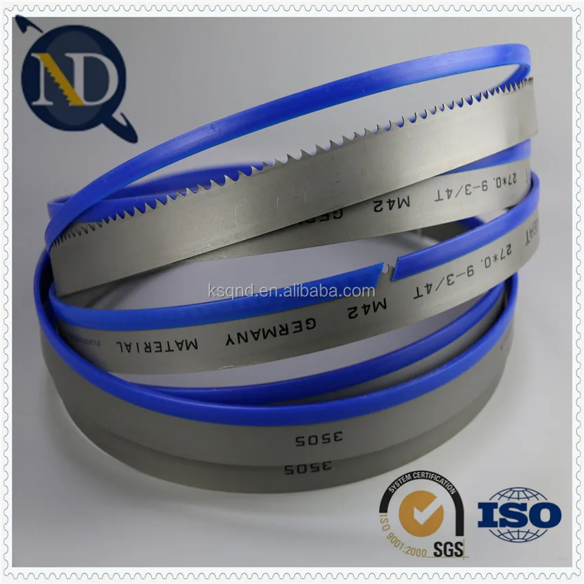 Customized regular and skip/hook tooth form of Band saw blade for cutting metal