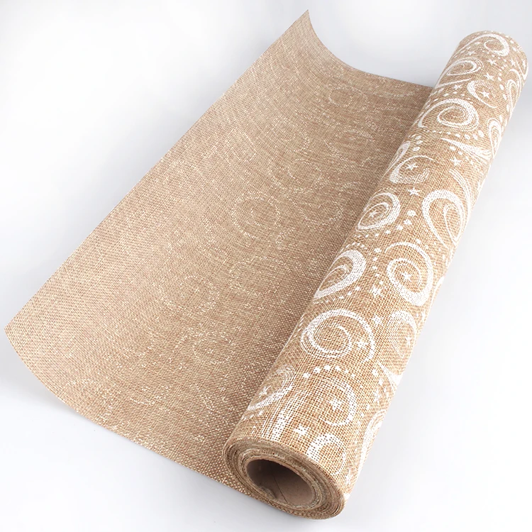 wholesale burlap rolls Christmas burlap fabric celebration decoration material