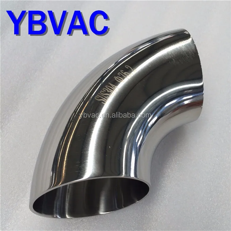 polished welding elbow 3 inches stainless steel