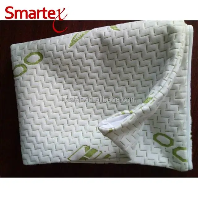 Hot Sell 100% Waterproof Bamboo Pillow Protector Case With Mesh To Let Air Out