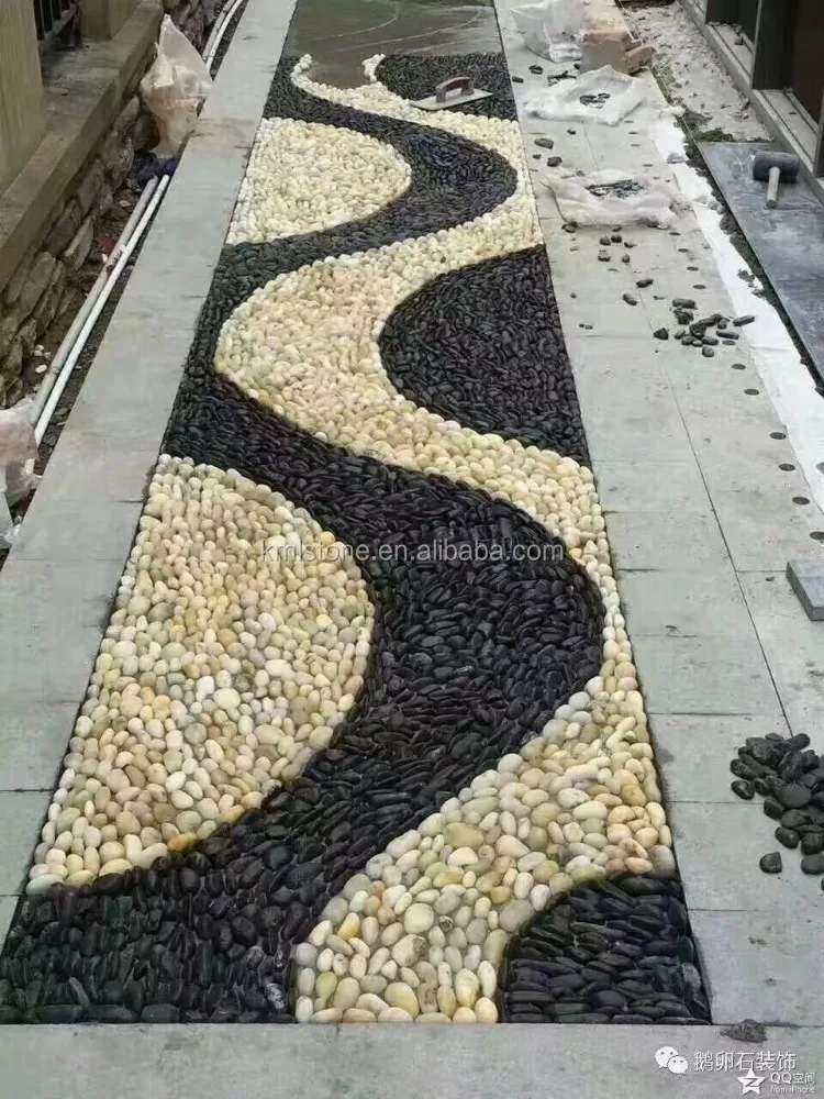 Cobble type pebbles for bathroom pebbles for decoration