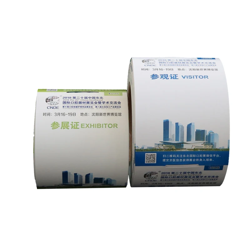 Hot sale custom event ticket roll printing