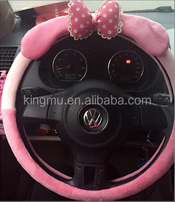 Cartoon Lovely Interior Environmental Protection Steering Wheel Cover