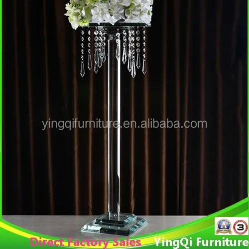 Waterfall Crystal Flower Stand for Wedding Table Centerpieces Decoration