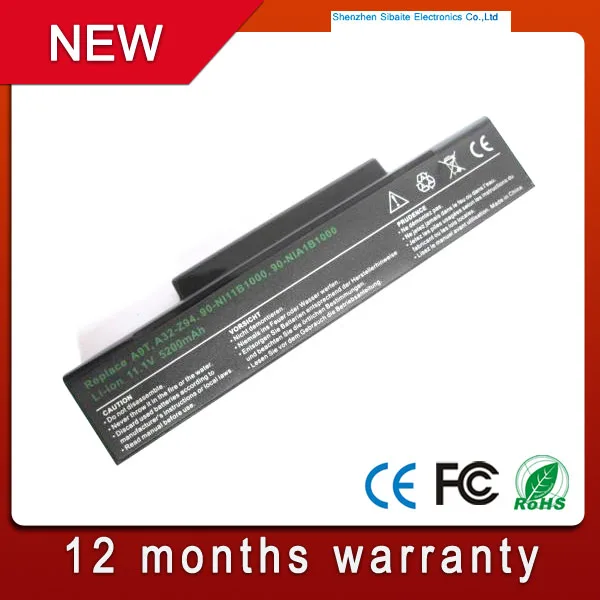 10.8v 4800mah laptop cmos battery for Asus A9 F2 F3 S96 Z53 Z94 Z96 for LG E500