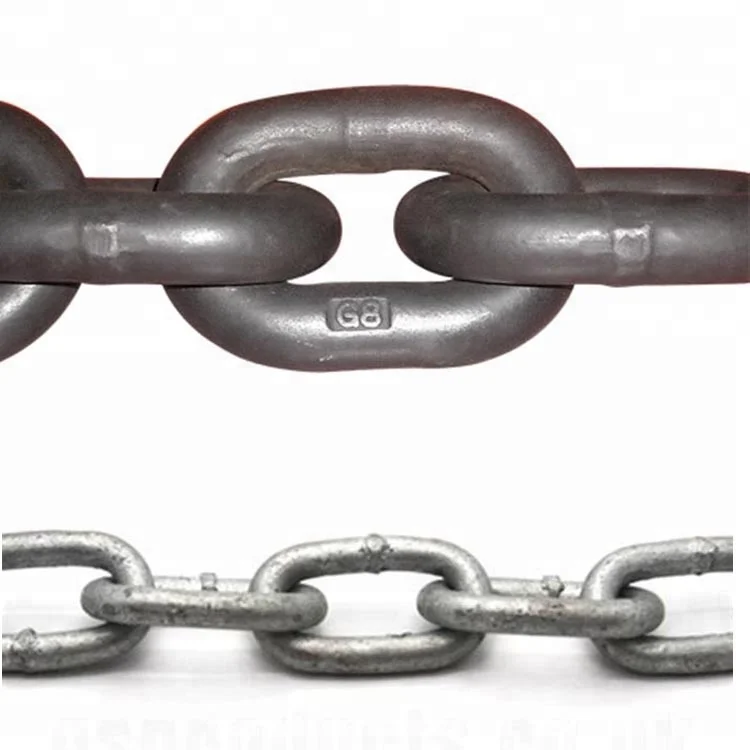 Galvanized Ship Stud Link Anchor Chain cadena de oro 14k